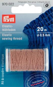 Prym Elastic-Nähfaden 0,5 mm Sand 20 m 970022